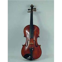 A cello with a single piece back