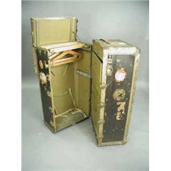 A large fitted cabin trunk by 'The Oshkosh Trunk Company