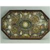 Image 1 : A Barbadian shell picture in an elongated octagonal frame