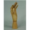 Image 1 : A beechwood articulated hand