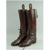 Image 1 : A pair of ladies brown leather riding boots Est.60/8