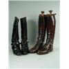 Image 1 : A pair of black cavalry boots and spurs
