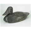 Image 1 : A painted and carved decoy duck with weight