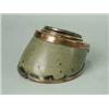 Image 1 : A copper mounted horse hoof ash tray with a lidded compartment