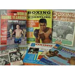 Nine various boxing magazines from the 1950's/60's and 70's Est.30/5