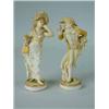 Image 1 : A pair of French Vion and Bavry figures of a lady and a gentleman