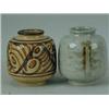 Image 1 : Two Bullers pottery vases designed by Agnete Hoy