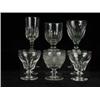 Image 1 : Six 19th century glass rummers