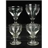 Image 1 : Four 19th century glass rummers