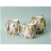 Image 1 : A set of three Grimwade 'Marguerite' chintz graduated jugs