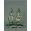 Image 1 : A pair of Coalbrookdale style ewers and covers