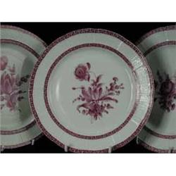 Twelve Nymphenburg porcelain side plates