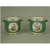 Image 1 : A pair of Mintons cache pot in the Sevres style