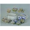Image 1 : Eight 19th century moss ware encrusted items