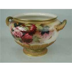 A large Royal Worcester 2 handled bowl
