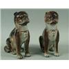Image 1 : A pair of 18th century Chinese figures of pug dogs