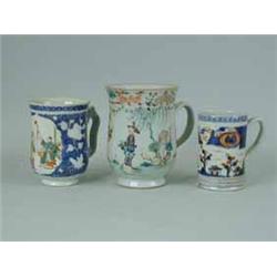 Two 18th century Chinese export mugs