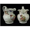 Image 1 : A pair of early 19th century Coalport jugs with painted and moulded decoration