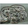 Image 1 : An Ashworth dinner set comprising four graduated meat plates