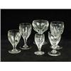 Image 1 : A matched part suite of table glassware