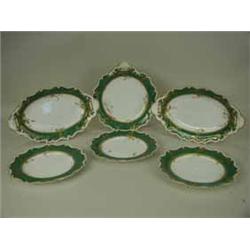 A Royal Worcester part dessert set