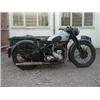 Image 1 : A 1949 BSA M20-591 500cc motorcycle with a side car