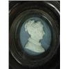 Image 1 : A 19th century Jasperware oval portrait miniature of a lady