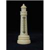 Image 1 : A good l9th Century carved ivory desk thermometer in the form of a tower by Bate of London