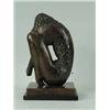 Image 1 : John Farnham 'Crouching Girl' a bronze signed 'Farnham 3/'