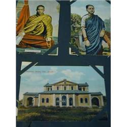 An album of approx. 114 postcards of Indian subjects including views of Quetta and English subjects 