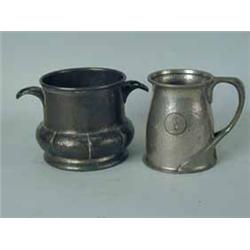 Two pieces of Tudric pewter