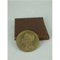 A memorial gilt bronze medallion 'President Osvobodtiel'