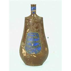 A 19th Century painted tin 'Brown Sporting Gunpowder' by Curtis and Harvey - original paper label
