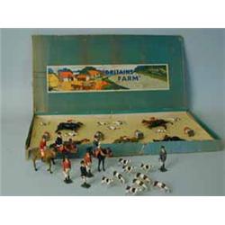 A set of Britains lead figures 'The Meet' from the hunting series
