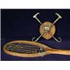 Image 1 : An early Slazenger tennis racket and a brass