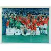 Image 1 : A Manchester United photograph celebrating the winning of the Champions League