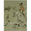 Image 1 : Eight humorous hunting prints monogram E. O. Y. (?)