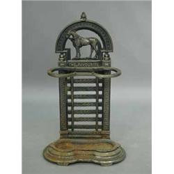 A cast iron stick stand