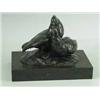 Image 1 : A bronze figure group of two game birds