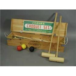 A Jaques Croquet Set
