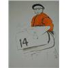 Image 1 : After Bryan Organ 'SIX BRITISH JOCKEYS' Limited edition lithographs