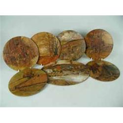 English School SEVEN HUNTING SUBJECTS six circular and one oval