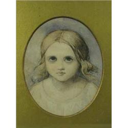 Louisa Marchioness of Waterford PORTRAIT OF SUSAN PIELOU watercolour
