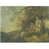 Image 1 : After George Morland A FAMILY OUTSIDE A COTTAGE oil on canvas