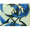 Image 1 : Sybil Andrews 'THE GALE' lino cut
