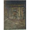 Image 1 : Harry Rutherford 'A BACKSTREET' oil on canvas