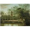 Image 1 : Fred  K. Garner THE PADOGA AT KEW GARDENS oil on canvas