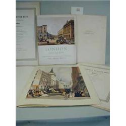 Three facsimile volumes of 'Thomas Shotter Boys Original Views of London' published 1954 and two vol