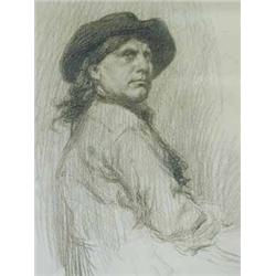 John Mallows Youngman (1817-1899) THE COACHMAN pencil