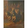 Image 1 : Beatty (?) 19th century THE FIRE CHASERS oil on canvas
